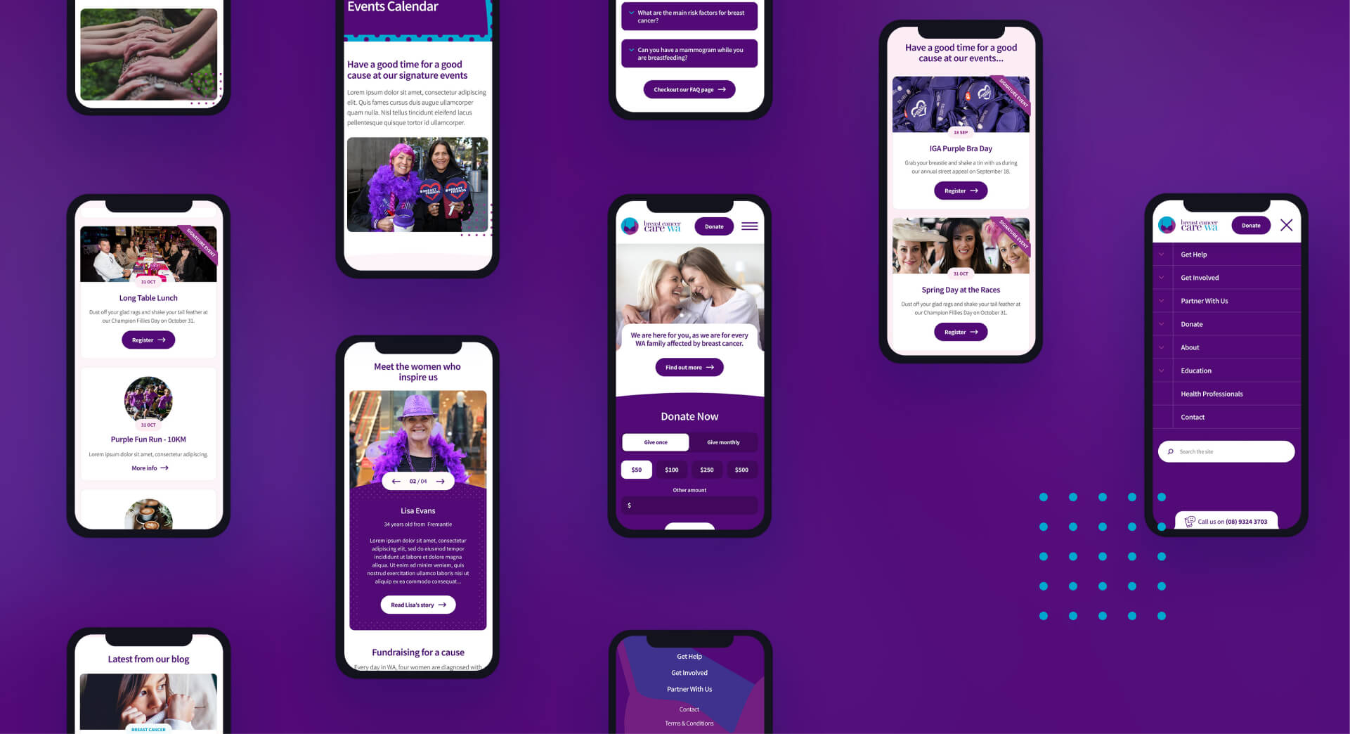 Portfolio image for Breast Cancer Care WA