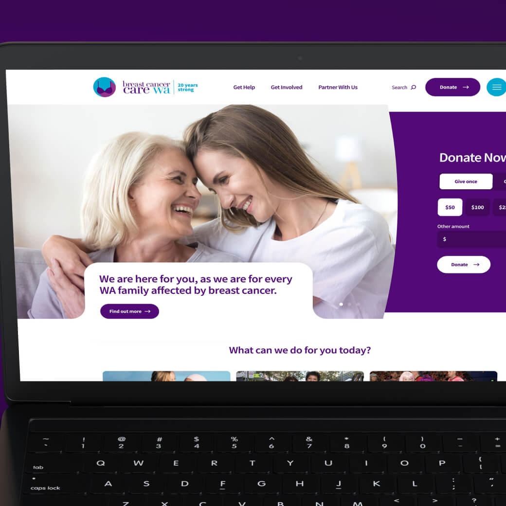 Portfolio image for Breast Cancer Care WA