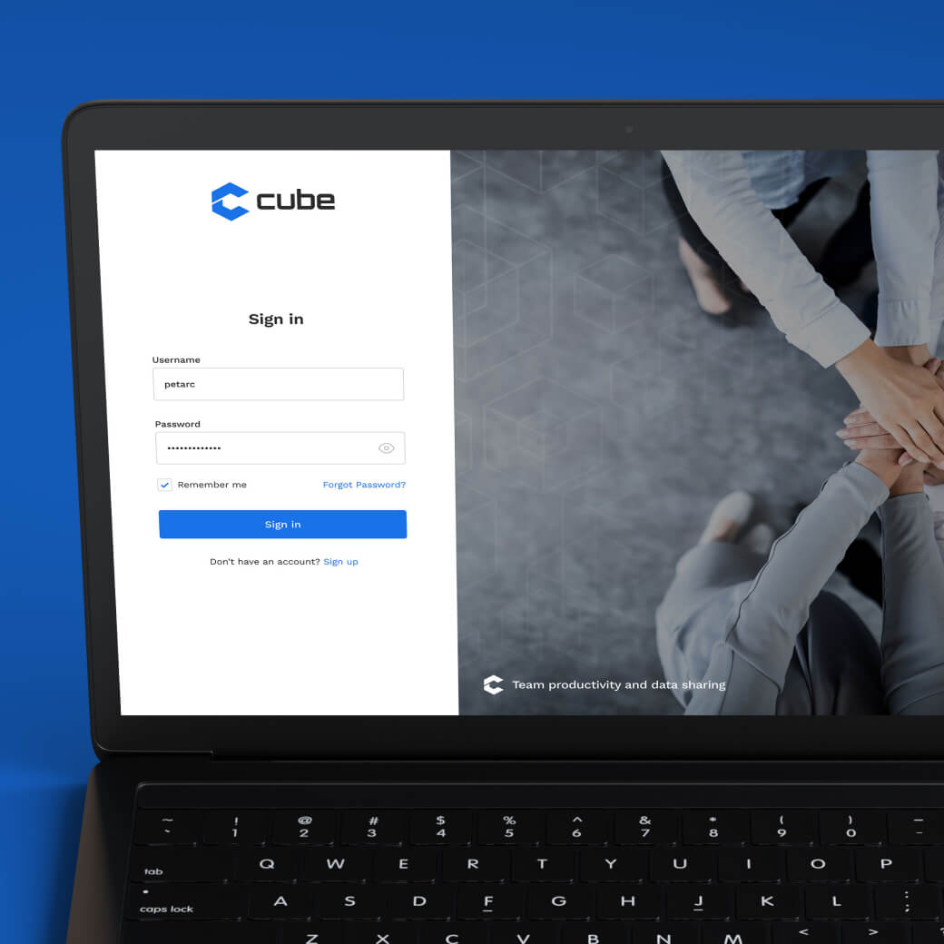 Portfolio image for Cube App
