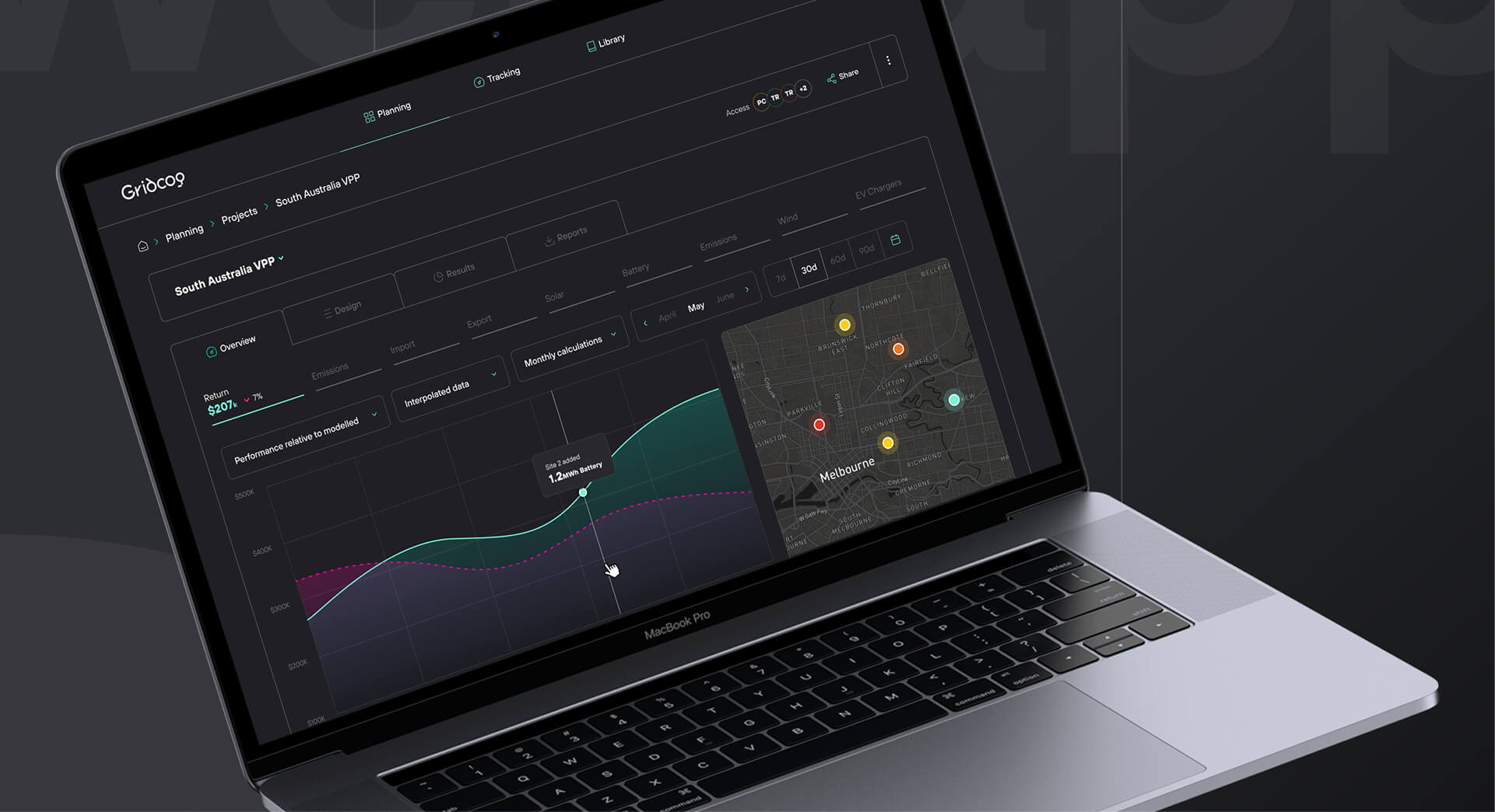 Portfolio image for Gridcog